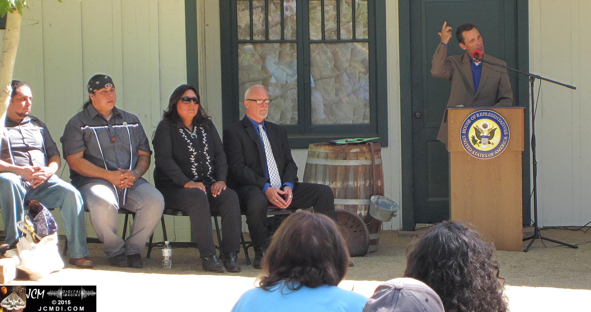 Saint Francis Dam Memorial and Castaic Wilderness Act Press Conference (8-5-2015) at Tesoro Adobe Park